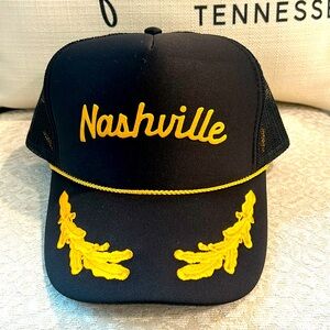 Nashville nautical trucker hat